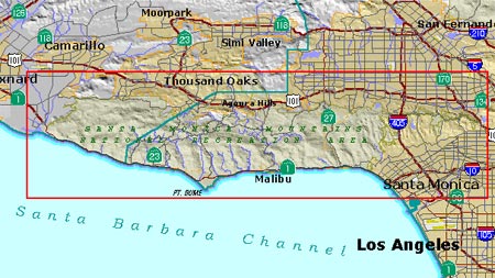 Los Angeles Terroire Santa Monica Mountains